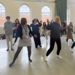Pictured: St Vincent College School of Personalised Learning dancing their way to raising enough money for costumes